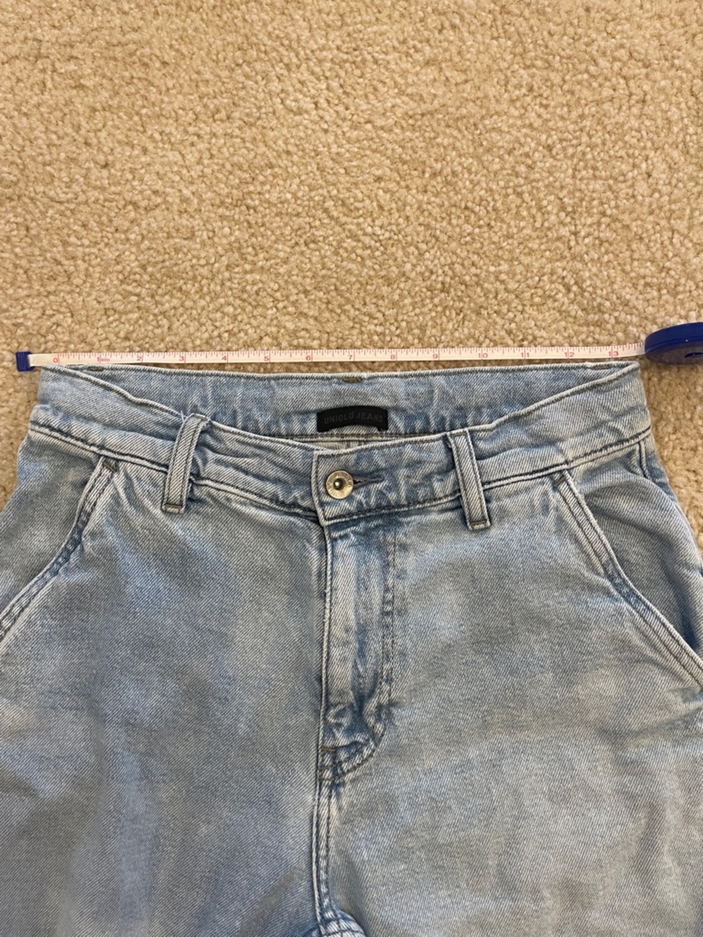 Uniqlo Light Wash Denim Jeans Size XS (fits 26-28”) - Picture 6 of 11